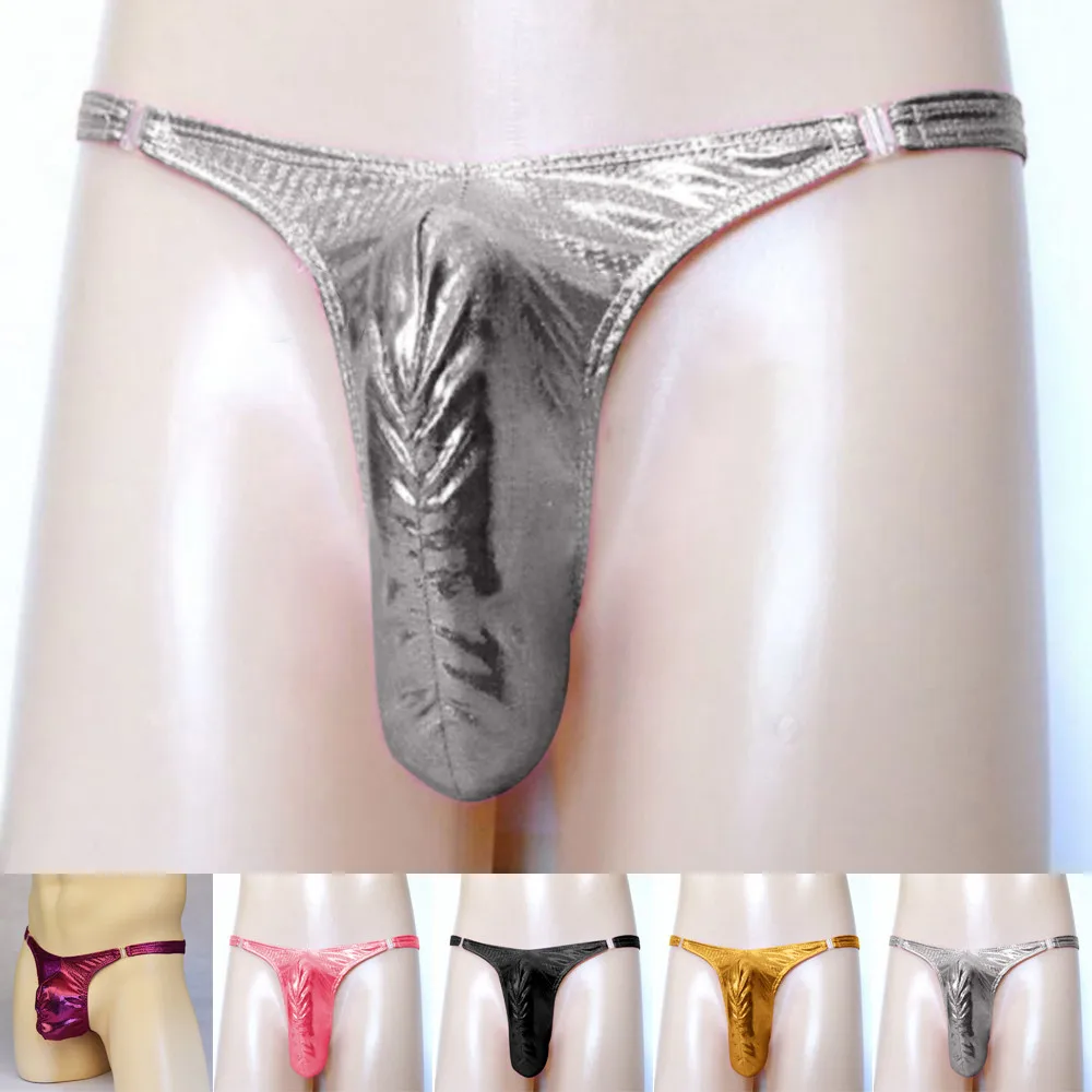 

23.6-37inch Men Sexy Sissy Gay Intimate G-String Pouch Sheath Pouch Thongs Bulge Pouch Briefs Underwear Gay T-back Knickers