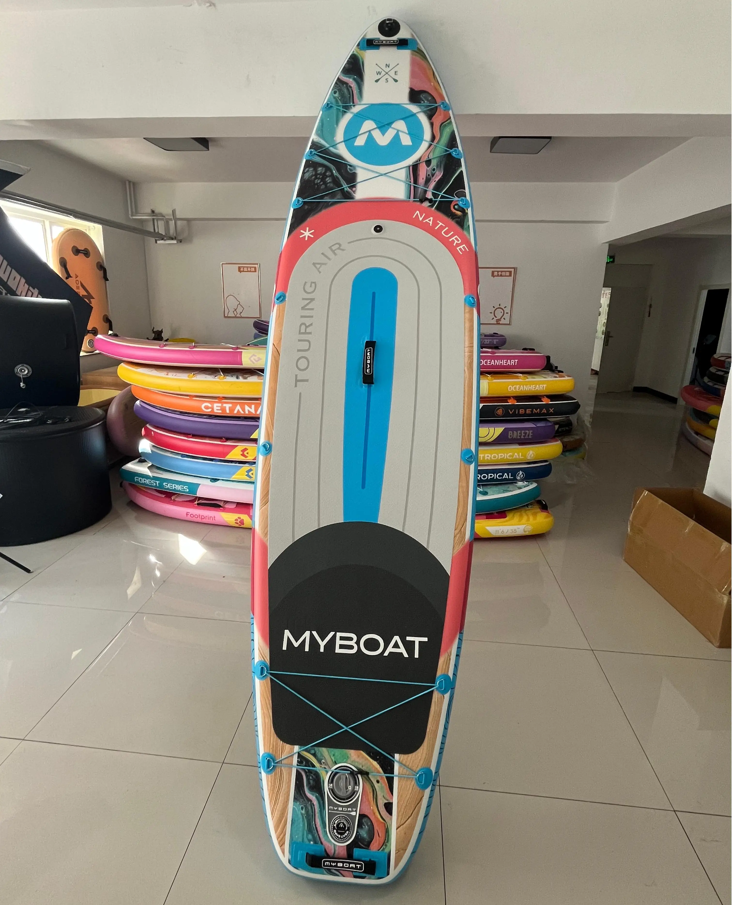 Фото OEM оптовая продажа My Boat 11 футов 6 дюймов * 34 дюйма * 6 дюймов надувная доска для серфинга стоячая семейная доска Gonfiabile доска для серфинга Sup доска для серфинга №1