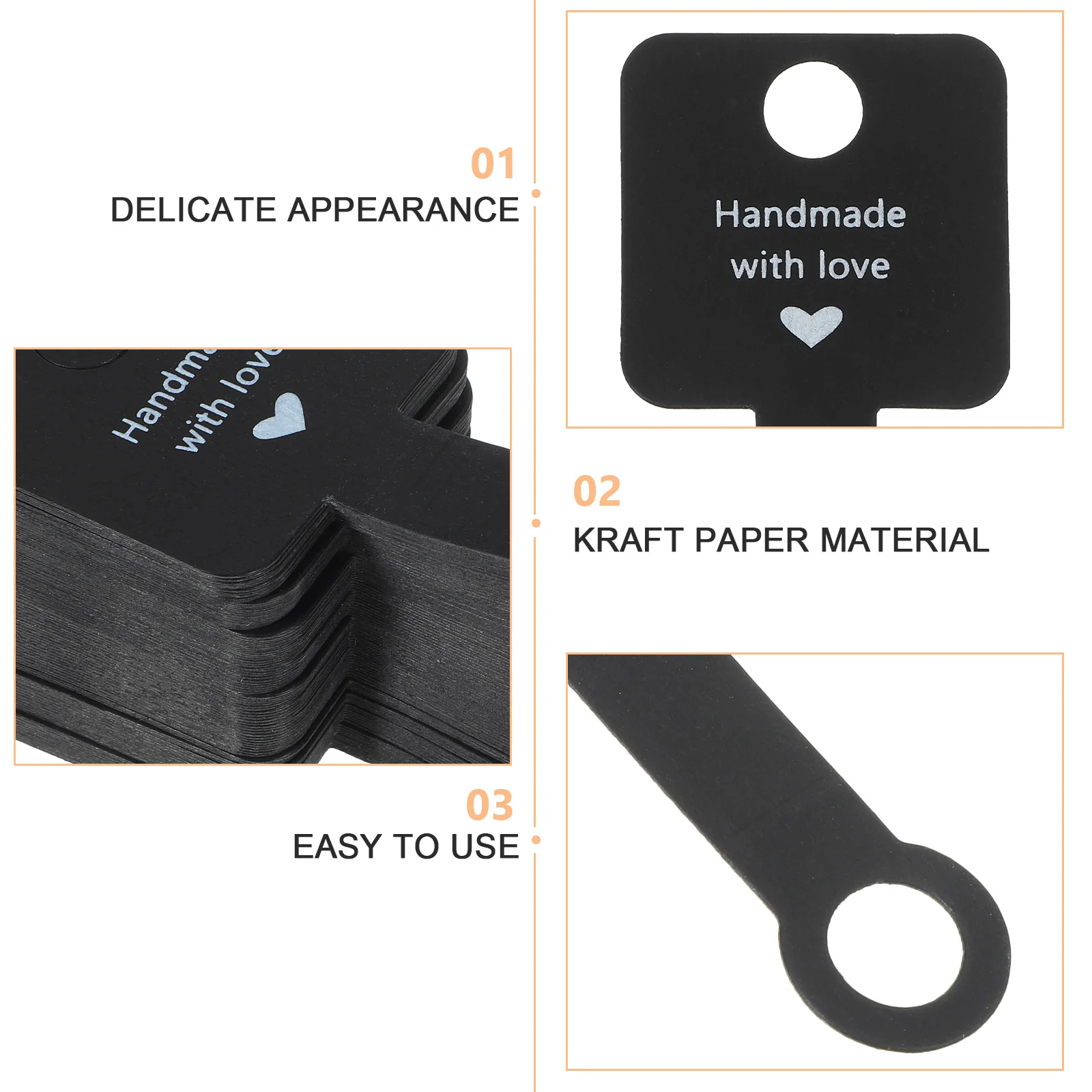 Самоклеящиеся ожерелья карты упаковка для ювелирных изделий карточки браслеты