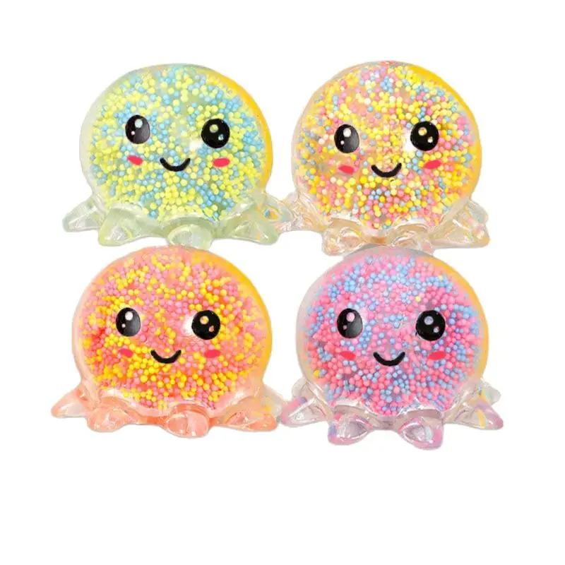 

Kawaii Octopus Ball Anti Stress Squeeze Fidget Toys For Children Adult Girl Glowing Light Funny Antistress Squishy Toy Kids Gift