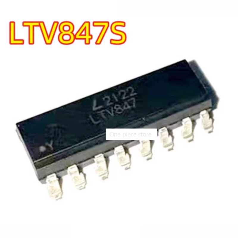 Оптрон LTV847S LTV847 SOP16 может заменить фотоэлемент PC847, 1 шт.