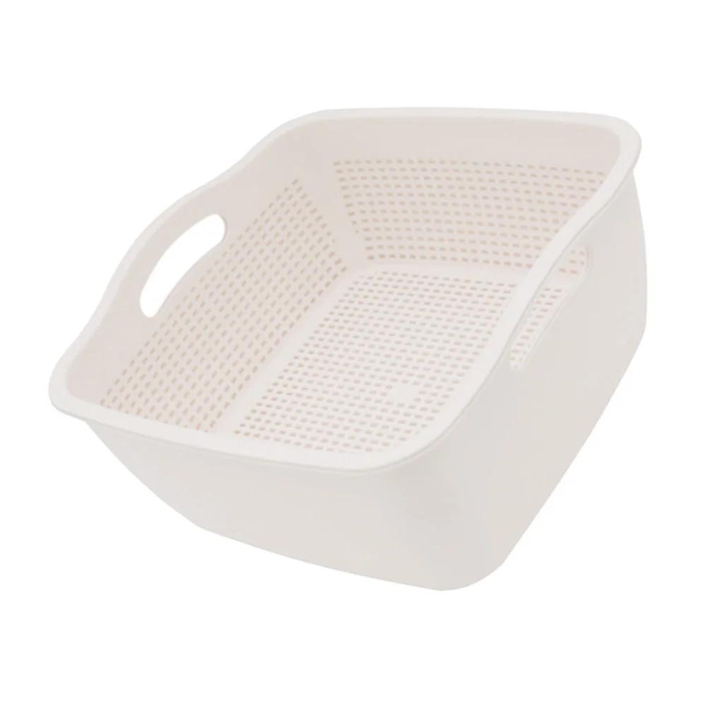 

Double Layer Thickened Vegetable Washing Kitchen Supply Fruit Basket Double-layer