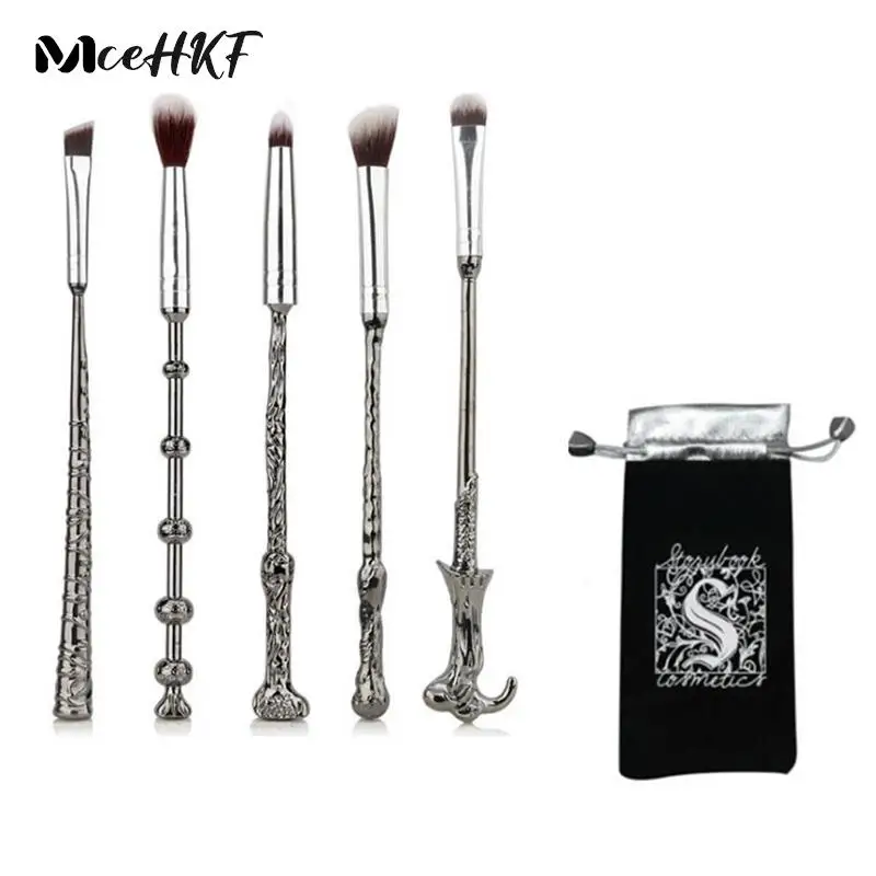 

Набор профессиональных кистей для макияжа, 5 шт., кисти для бровей и теней