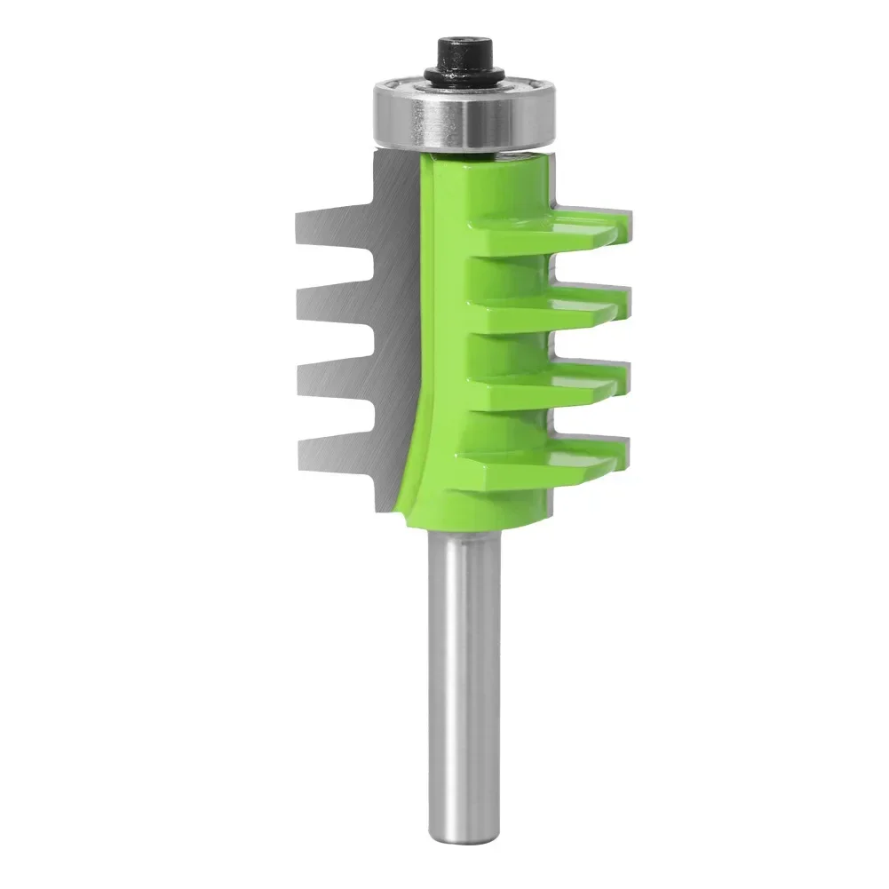1PC 8MM Shank Milling Cutter Wood Carving Rail Reversible Finger Joint Glue Router Bit Cone Tenon Woodwork Power Tools