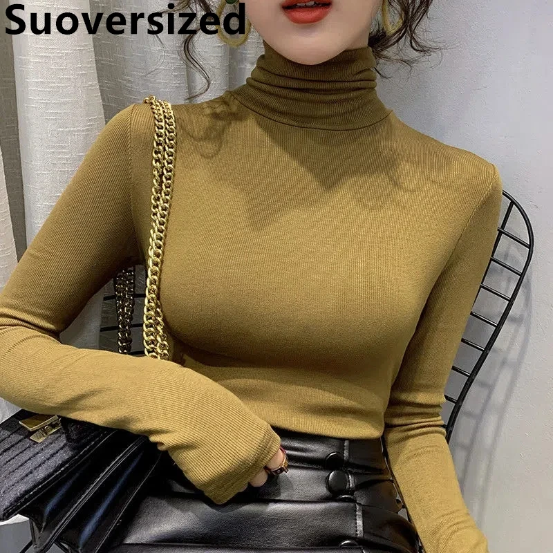 

Женская футболка с длинным рукавом и воротником-стойкой, ярких цветов