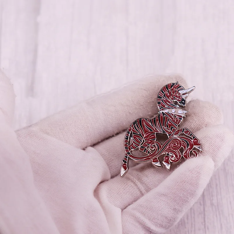 C2967 брошь Пегас лошадь эмалевые значки заколки для лацканов рюкзаков мужские и