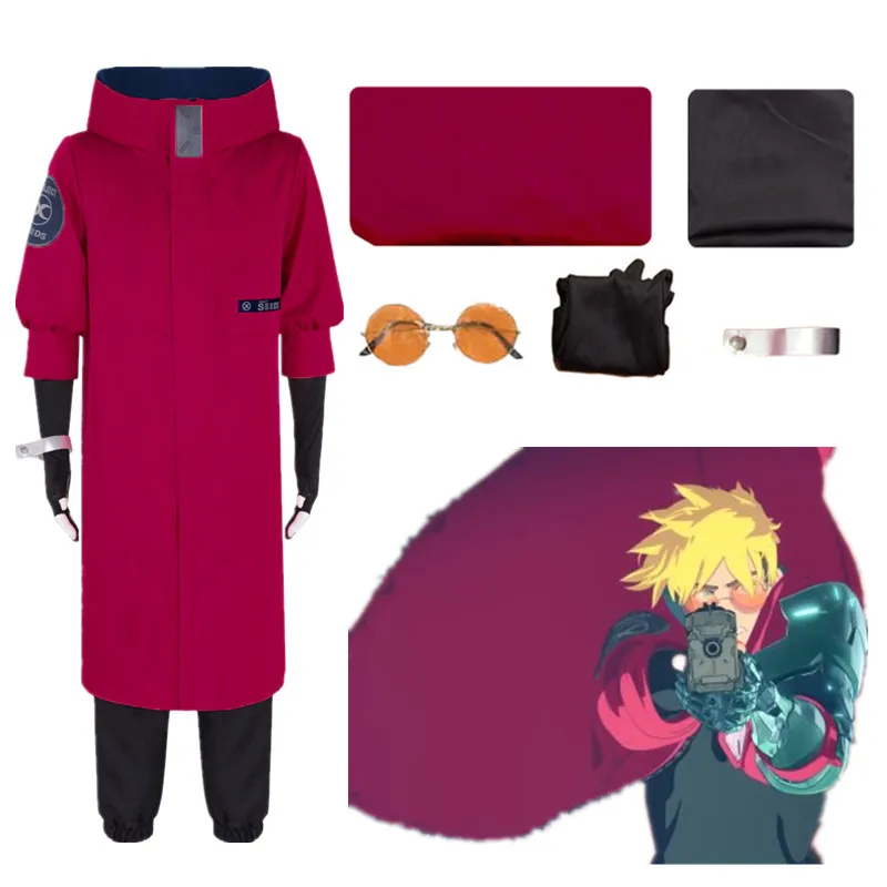 

2023 Trigun Vash The Stampede Outfit Jacket Coat Cosplay Costume