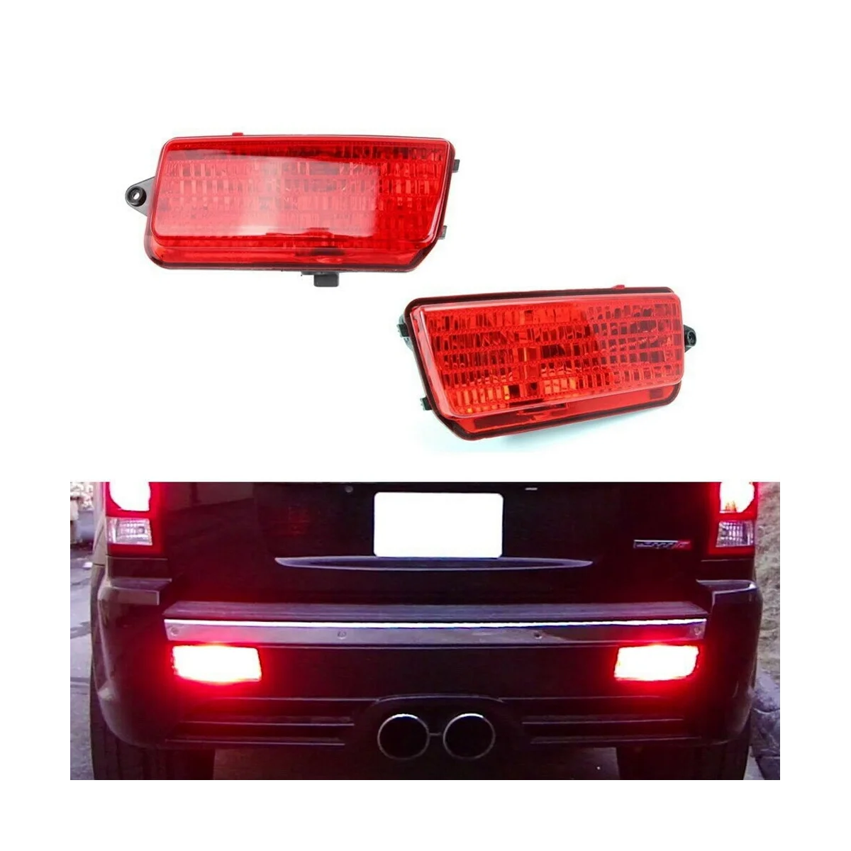 Задний бампер для Jeep Grand Cherokee 2005-2009 55156102AA 55156103AA 1 пара