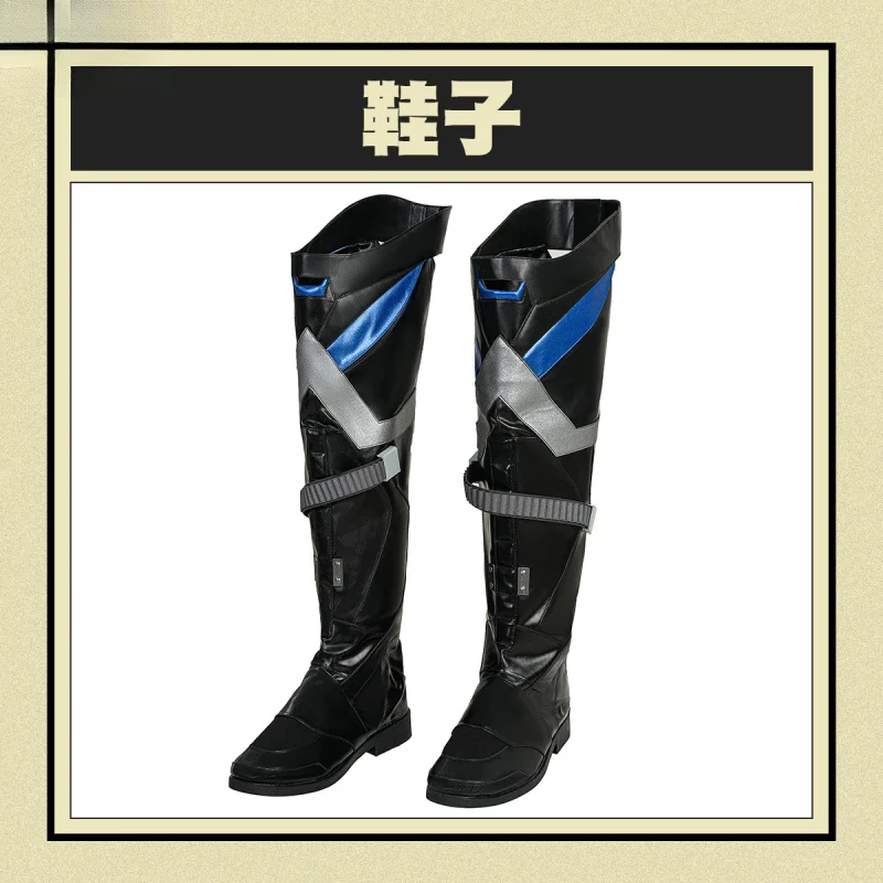 Arkham Knight Nightwing Косплей Костюм Мужчины Темный Рыцарь фэнтезийный комбинезон обувь реквизит маски Хэллоуин вечерние полный комплект летучая мышь униформа (art.: 3920d45ec80ef) - 3920d45ec80ef