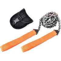 pocket chainsaw portable wilderness survival chain saw multi function outdoor emergency chain saw cutting tools handheld saw