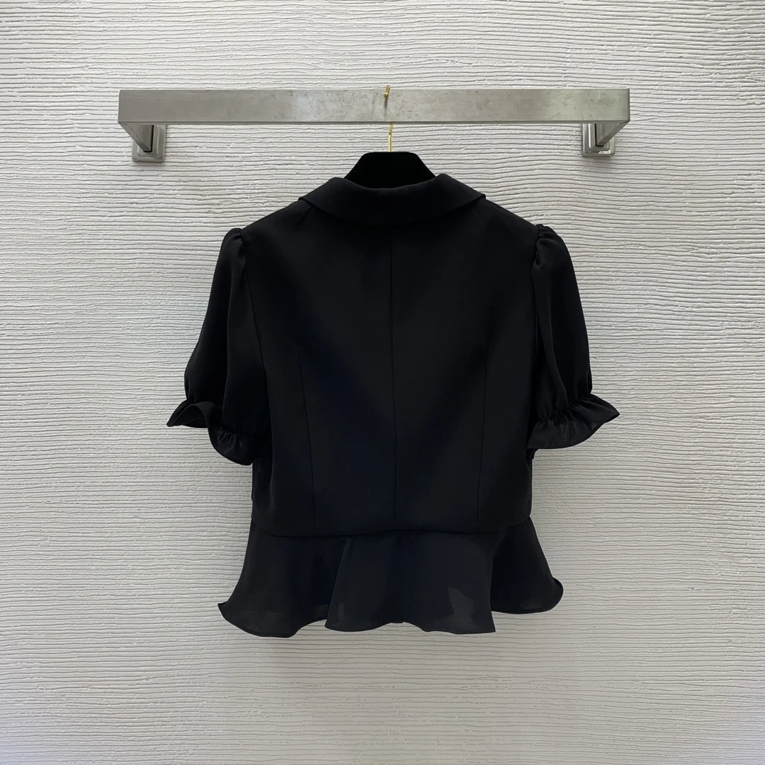 

Новинка 2023, женские платья, модный Удобный костюм ley2k, короткий топ с V-образным вырезом и юбка с деревянными ушками