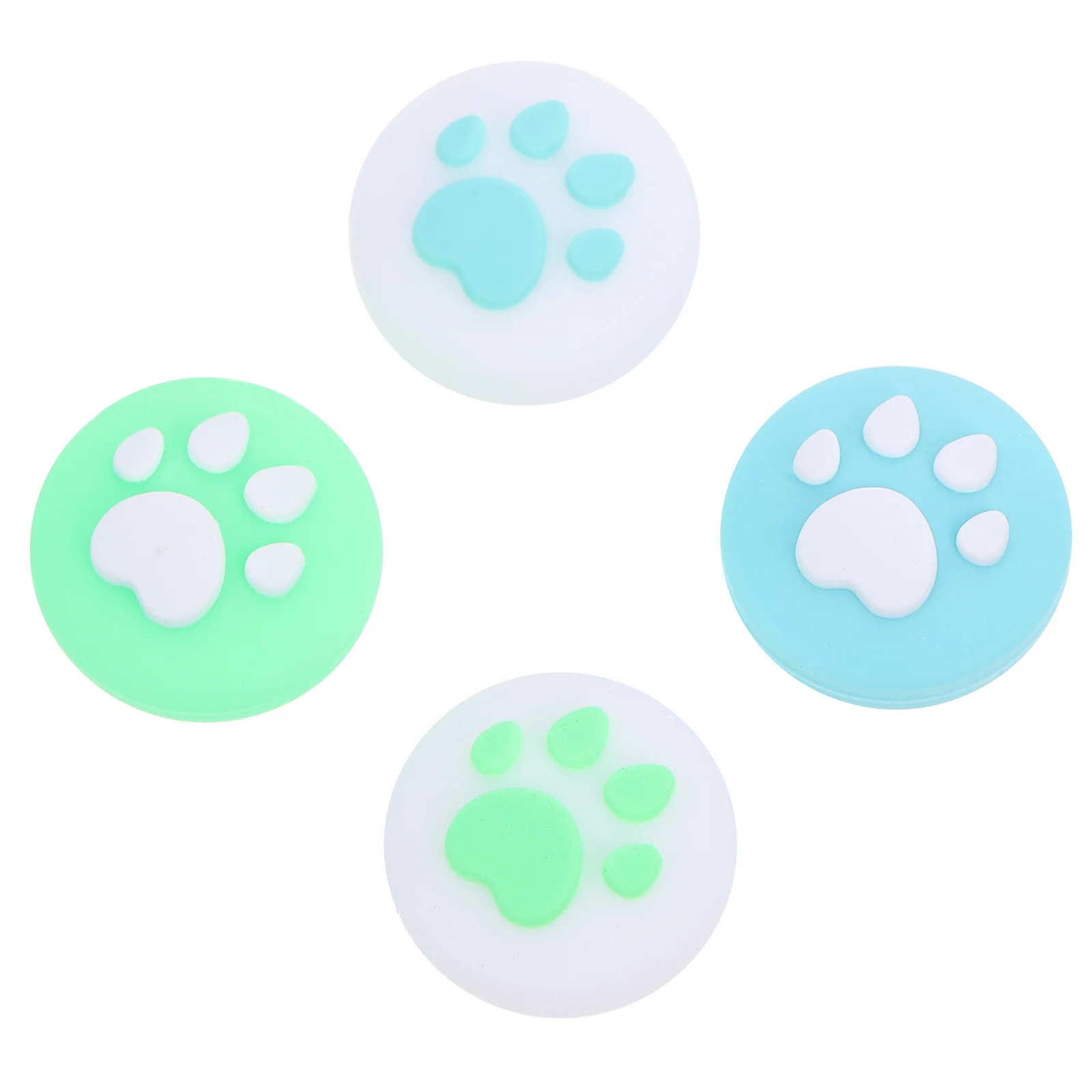 

Joystick Grip Cap Thumb Button Cover Controller Grips Stick Rubber Covers Replacement Switch Cat Paw Caps