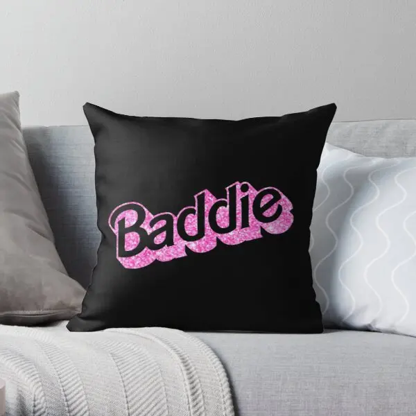

Baddie Printing Throw Pillow Cover Car Decorative Waist Anime Hotel Sofa Bedroom Decor Office Case Soft Pillows not include