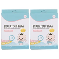 20 pcsbox baby waterproof navel stickers newborn bath swimming belly button protector breathable umbilical cord plaster homeuse