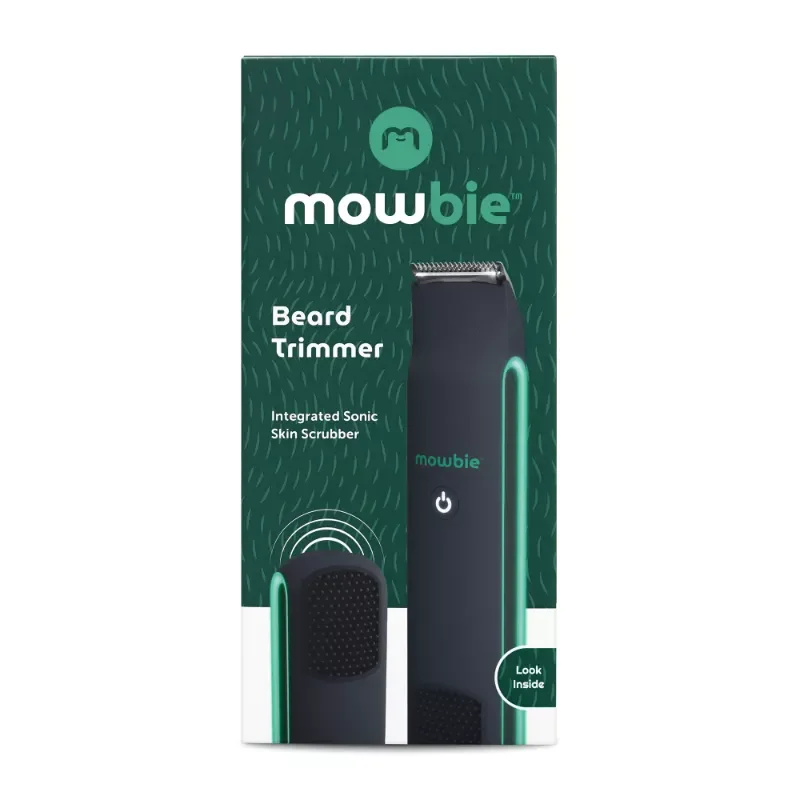 NEW2023 mowbie Beard Trimmer, Male Hair Trimmer & Clipper, Waterproof, Green LED