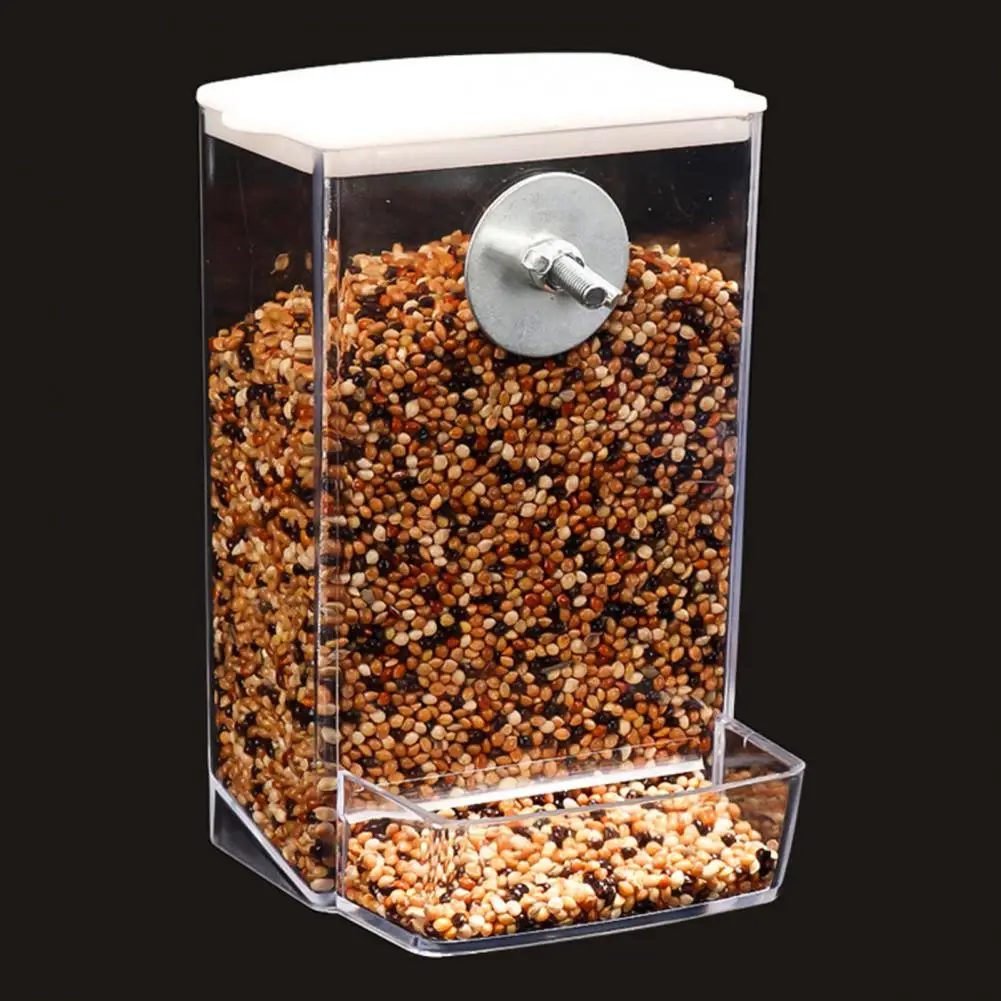Bird Food Container  Large Capacity   Bird Food Dispenser Pa