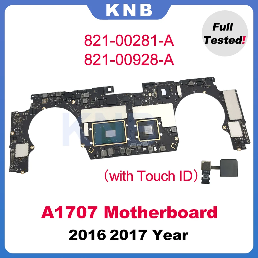 

Протестированная материнская плата A1707 i7 2,6 ГГц 2,8 ГГц 2,9 ГГц 820-00281-A 820-00928-A для MacBook Pro Retina 15 "A1707 16 ГБ, логическая плата