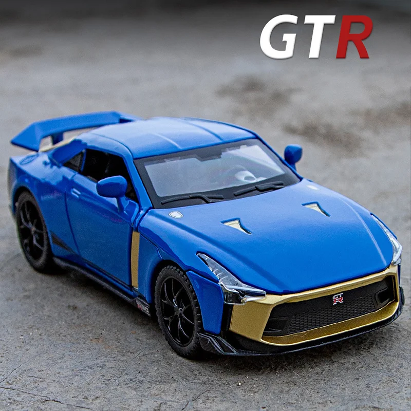 

1:32 Nissan GTR50 Ares Supercar Alloy Model Car Toy Diecasts Metal Casting Sound and Light Car Toys For Children Vehicle