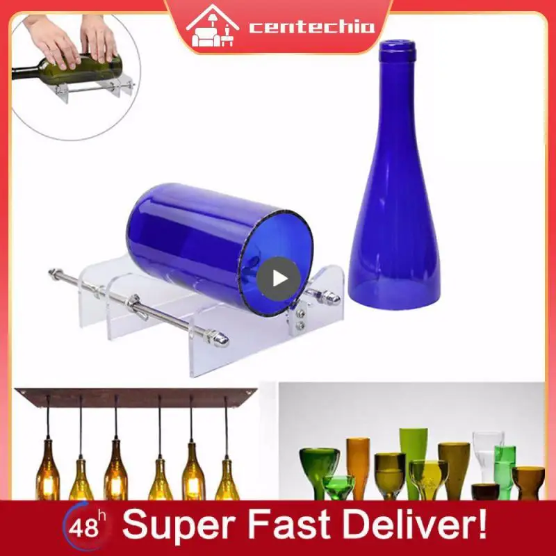 

Glass Bottles Cutter Professional for Bottles Glass Cutting Bottle-Cutter DIY Cut Tool Safe Machine Wine Beer Bottle Cutter Tool