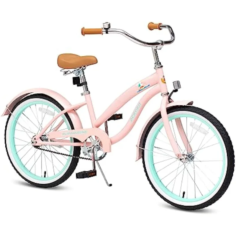 

Прогулочный велосипед для девочек 5-13 лет, детский велосипед с тормозом под горку, передними и задними отражателями, 16 дюймов