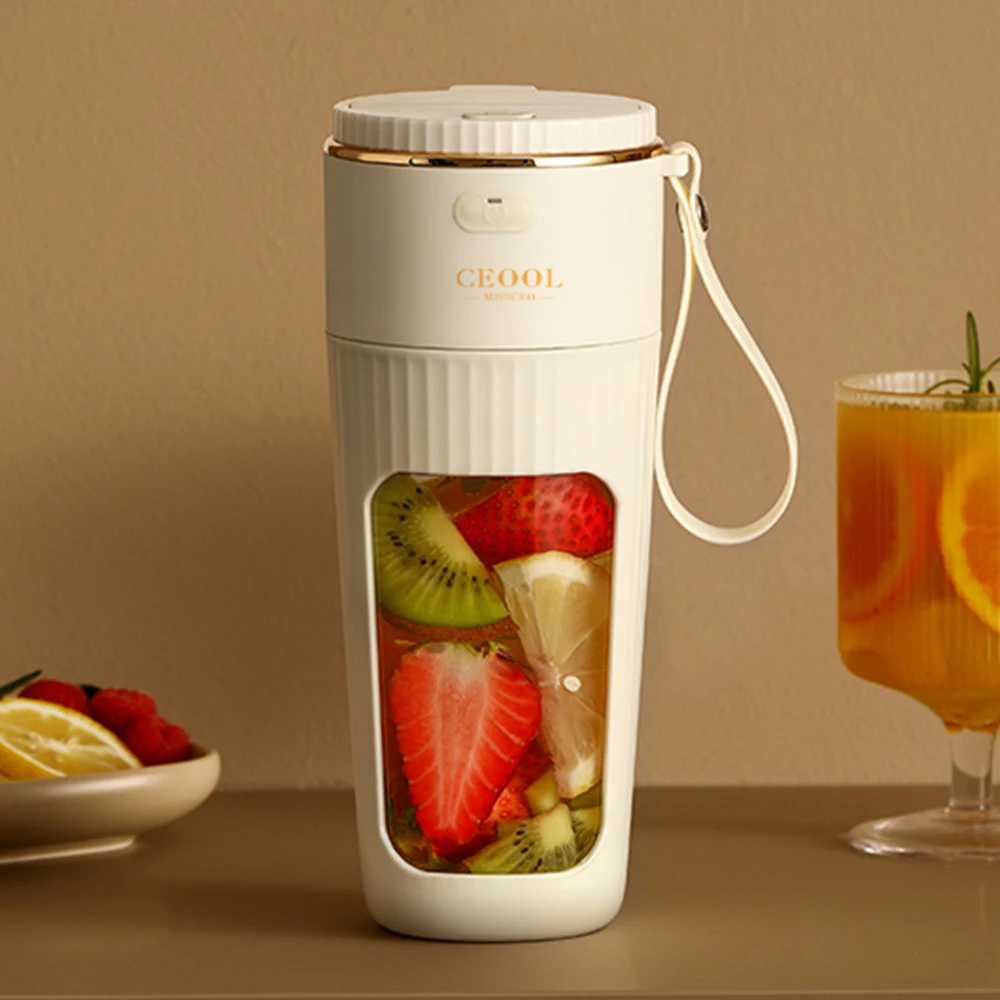 Rechargeable Mixer Fresh Fruit Juicer Usb Portable Bottle Cu
