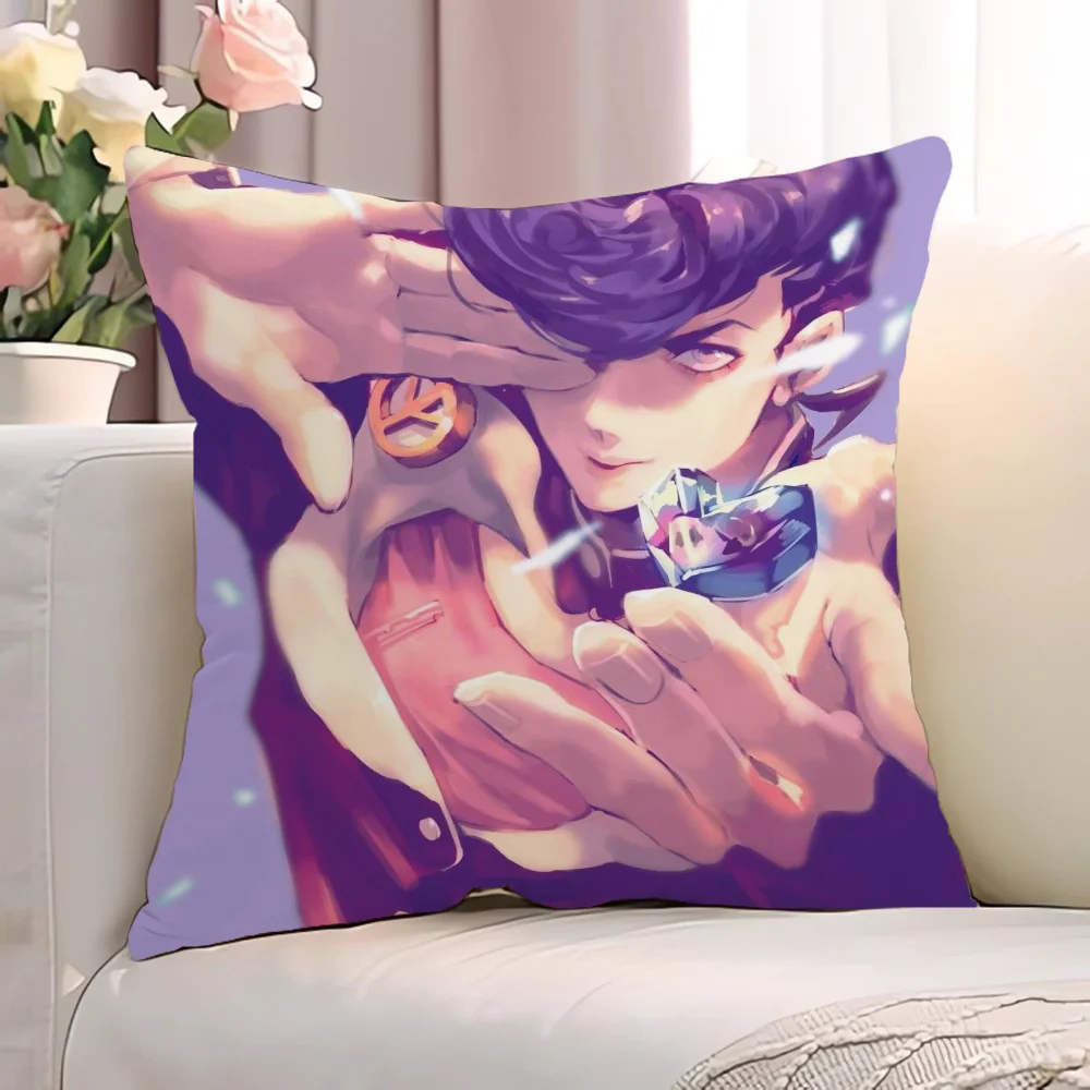 Декоративный чехол для подушки J-JoJo's невероятные приключения 45x45 см