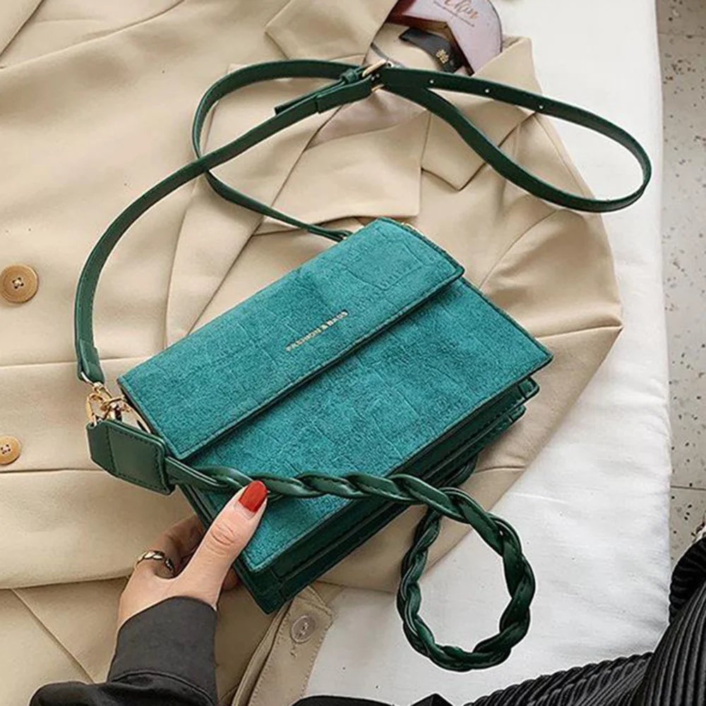 

Женские повседневные сумочки, сумки через плечо из искусственной кожи, Новые Модные Элегантные повседневные сумки на плечо, женские кошель...