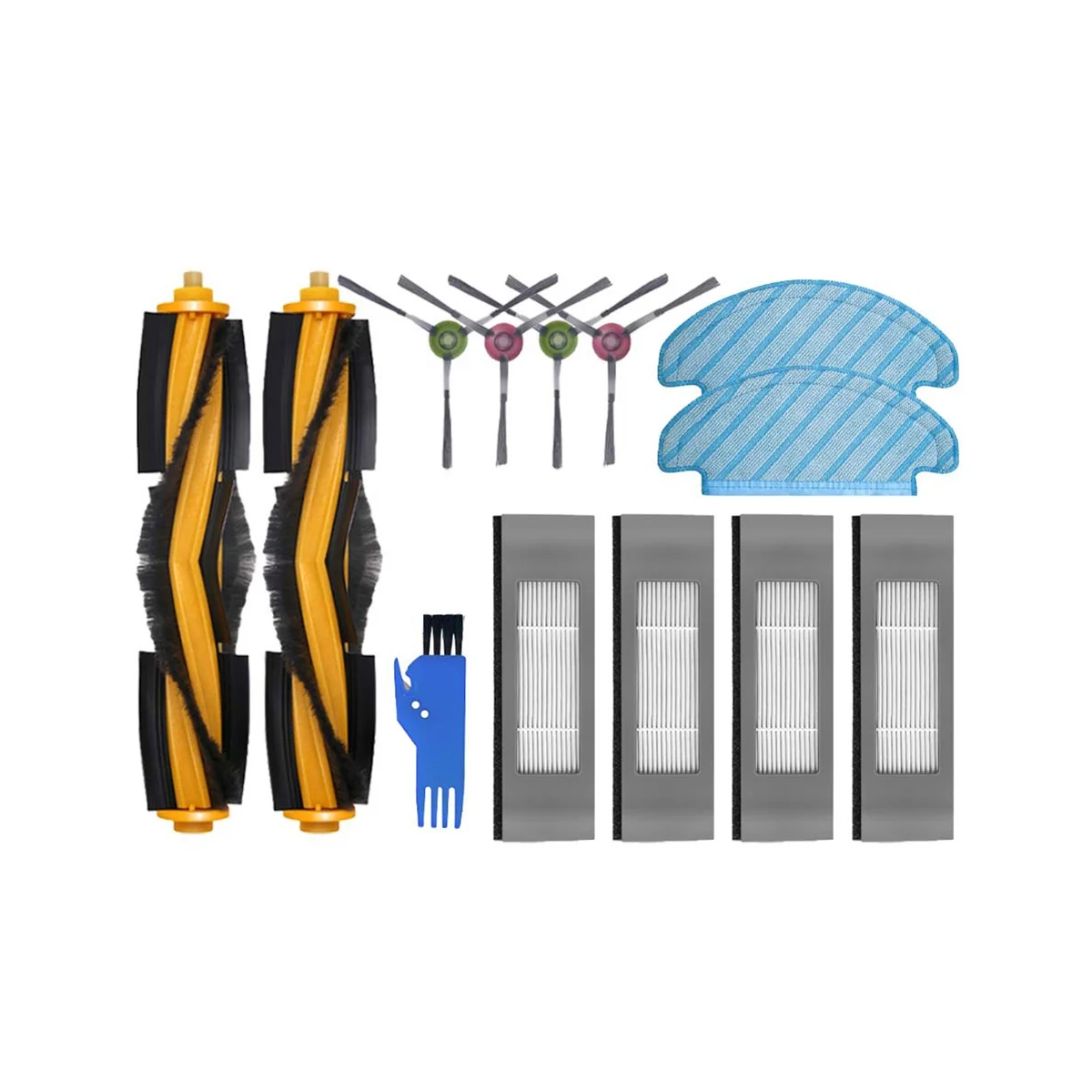 

For Ecovacs DEBOT OZMO T8 / T8 AIVI / T8 Max Ecovacs DEBOT N8 / N8 Plus / N8 Pro Spare Parts Main Side Brush Hepa Filter