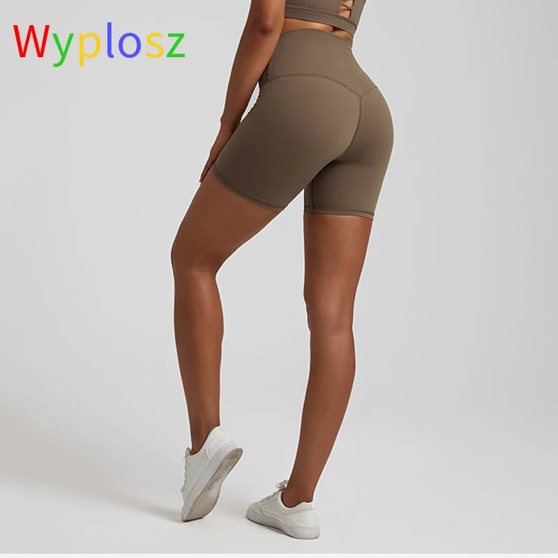 Wylosz Shorts Gym Women Clothing Yoga Fitness Sportswear Workout Running Ultra High Elasticity Push Up Hip Quick-Drying Tight