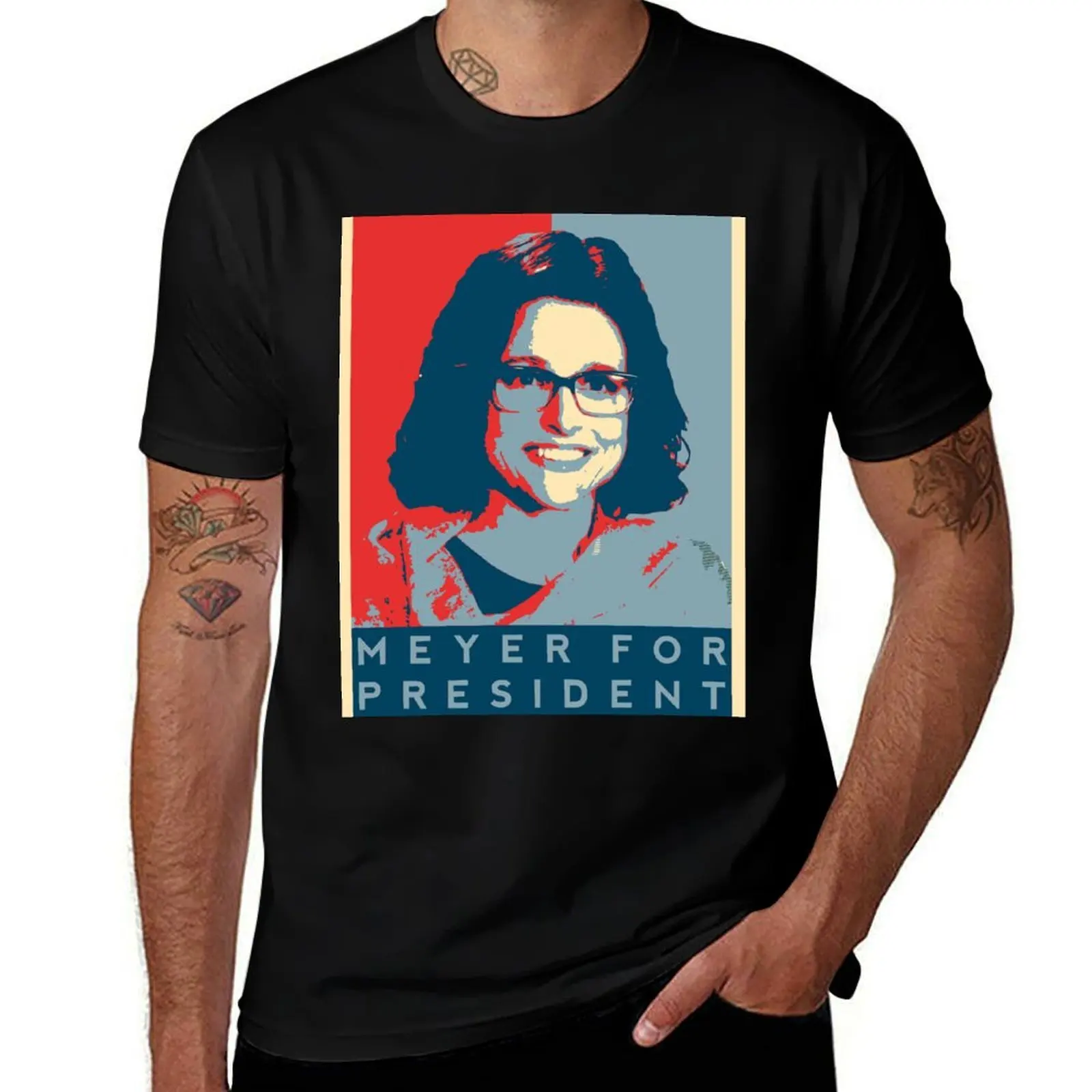 Фото Футболка Veep's 'Meyer for President' – повседневная рабочая футболка №1