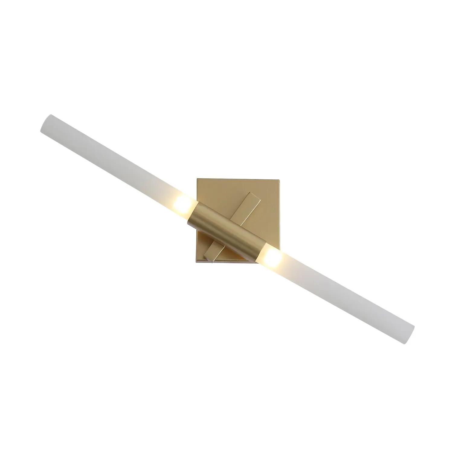 SL947.201.02 Светильник для стенной подсветки Wall St-Luce Golden/White G9 2*3W для освещения интерьера дома, украшения стенных ламп-подсвечников.