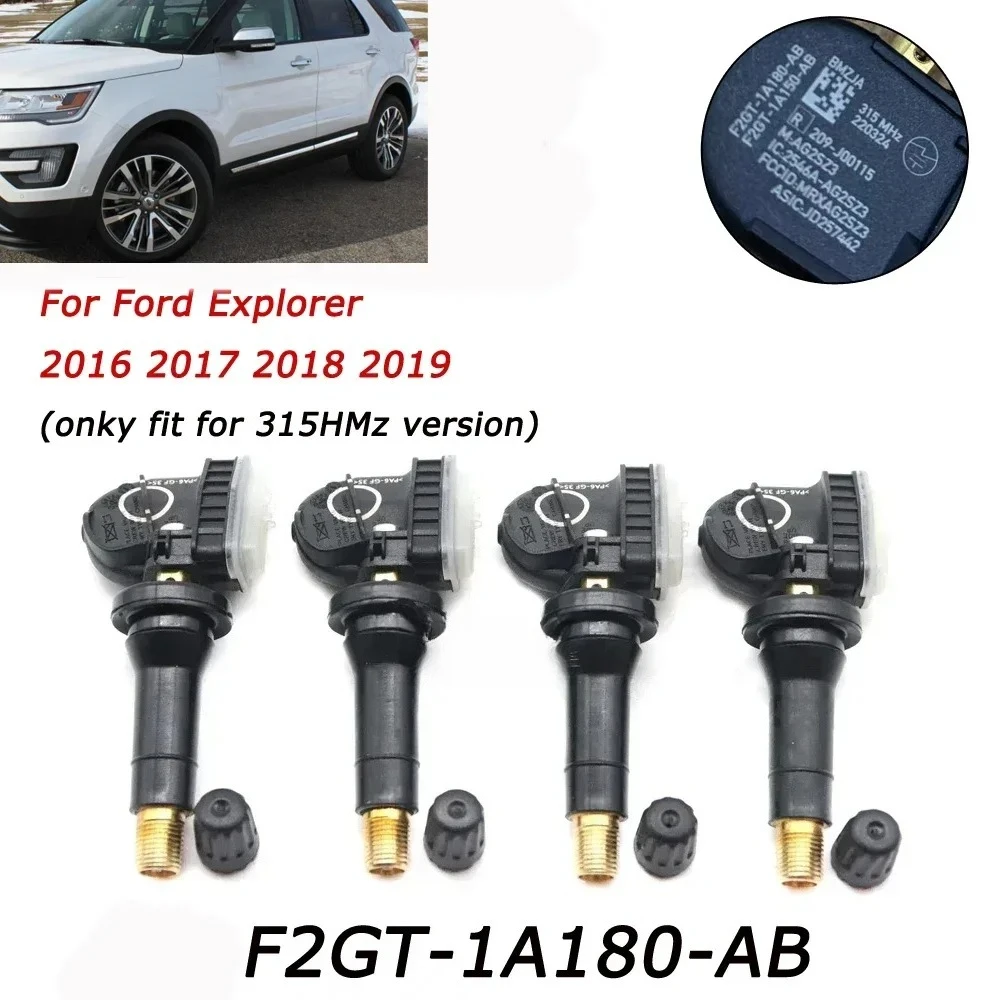 Фото 4 шт. для Ford Explorer 2016-2019 F2GZ1A189A F2GT-1A180-AB, датчик контроля давления в шинах 315 МГц, новый TPMS №2
