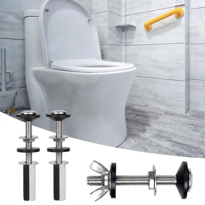 

Toilet Seat Bolts Replacement Bolts And Nuts Hinges Fastener Stainless Steel Universal Heavy Duty Rustproof Hinge Bolts For Top