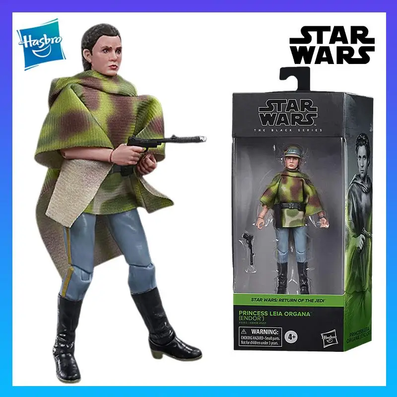 

Hasbro Original Star Wars Black Series Princess Leia Organa (Endor) 6inch Movie & Anime Peripherals Model Toys Action Figures