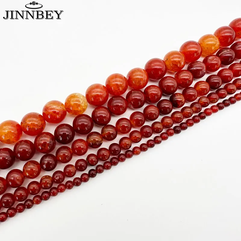 4/6/8/10/12 мм красные драпированные агатовые круглые бусины для браслета сделай сам