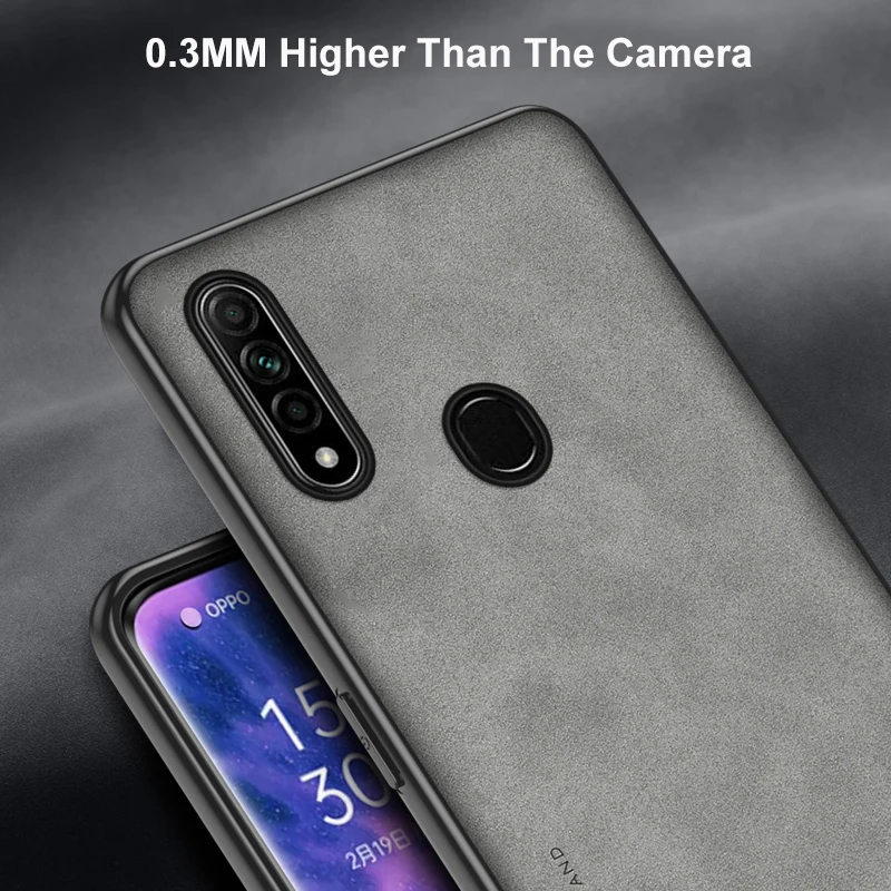 Роскошный чехол из искусственной кожи для OPPO A31 2020 AX5S AX7 AX5 матовый силиконовый