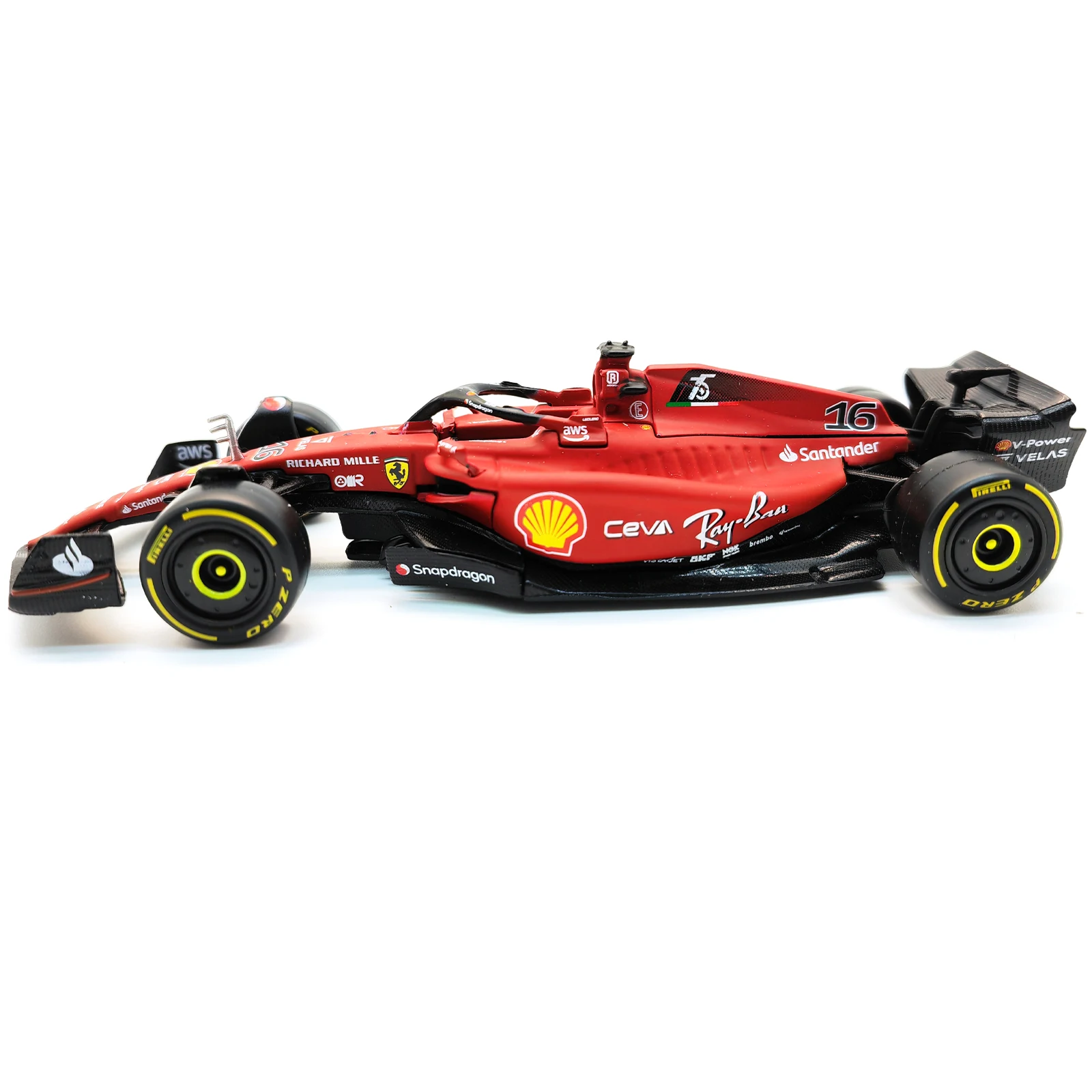 Модель внедорожника Bburago #44 McLaren MCL36 Ferrari RB16B F1 1:43 2022