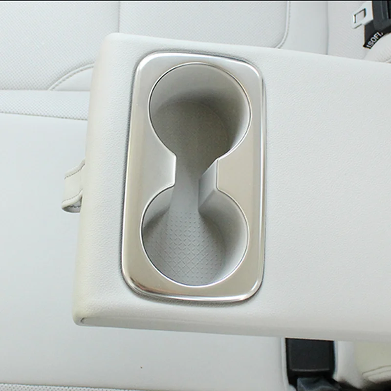 

SBTMY Stainless steel decorative frame of automobile rear drainage cup holder For Hyundai Tucson NX4 2021 2022 Hybrid N Line