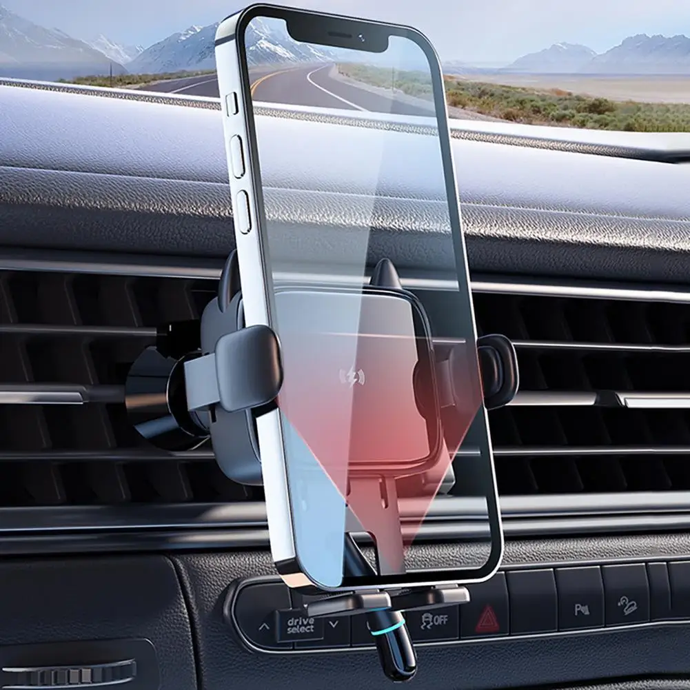 

Car Automatic Alignment 15W Car Phone Holder Wireless Fast Charging Car Holder Air Vent Holder For Samsung iPhone Xiaomi Phone