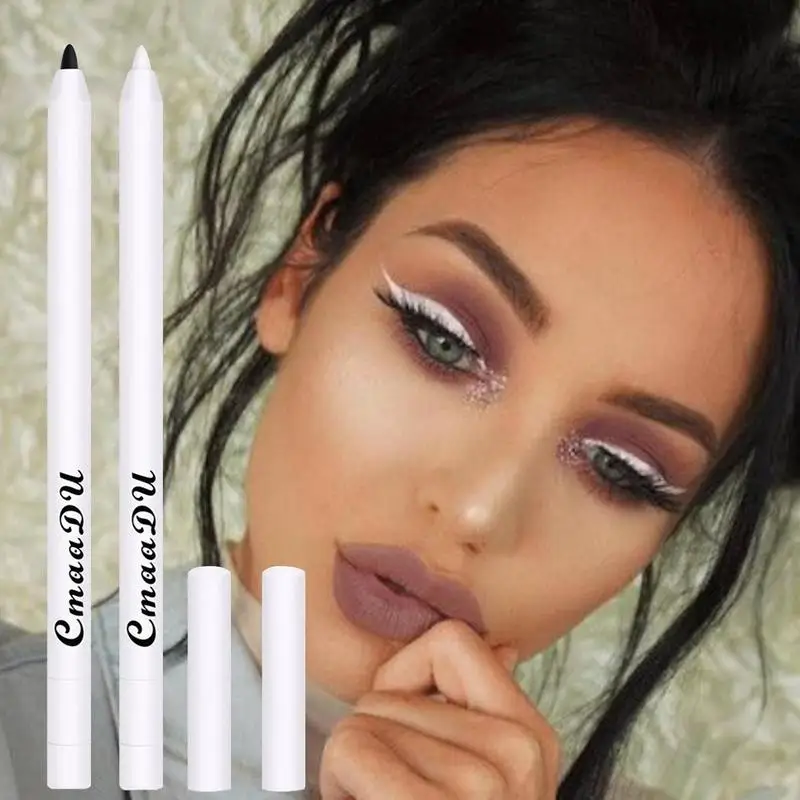 

Sdotter Eyeliner Pencil 2PCS Waterproof Smudge-proof Ultra-Pigmented Gel Eyeliner Pen With Built-in Sharpener For Eyeliner Eyesh