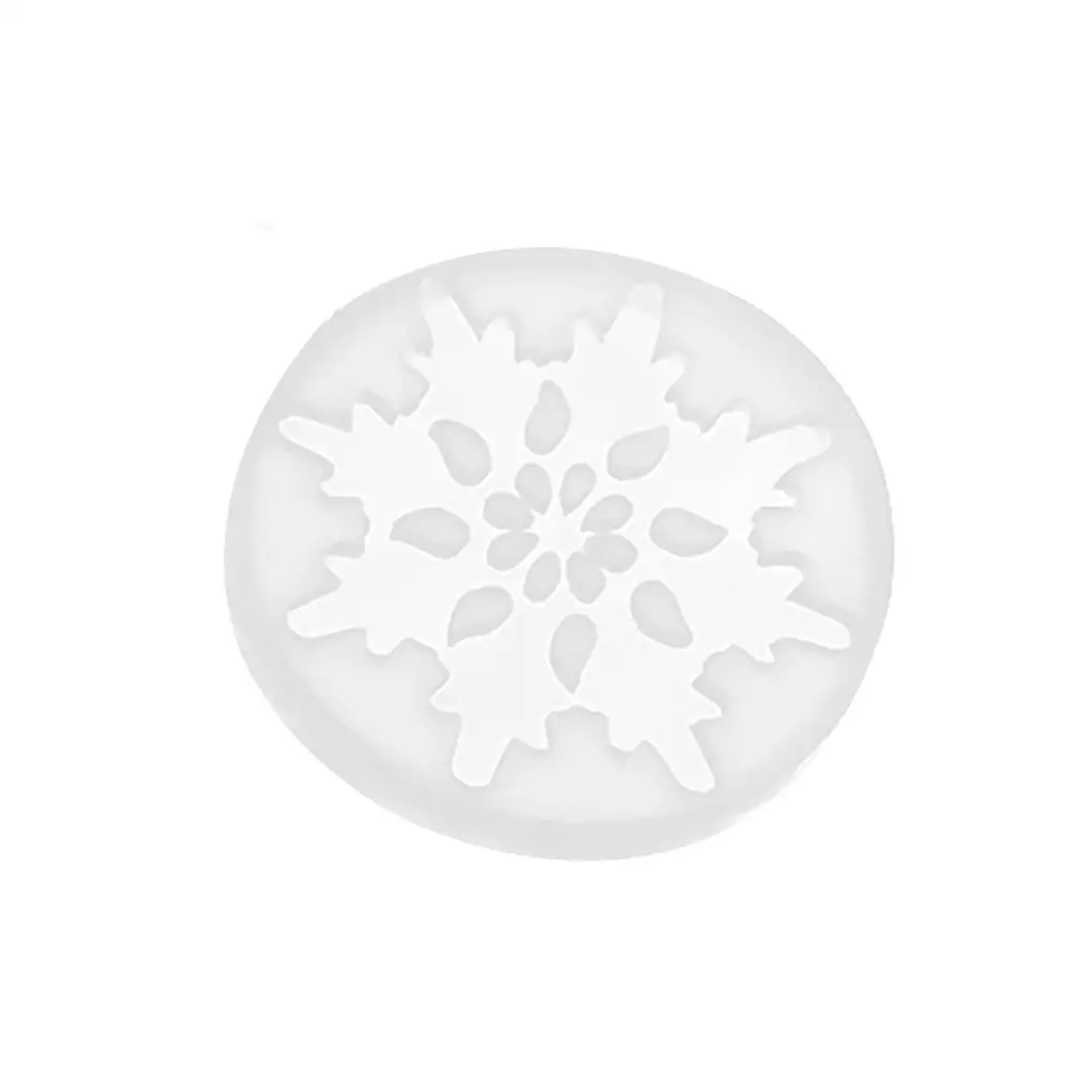 

5pcs Resin Casting Mold Christmas Snowflake Silicone Mould Cake Candle Fondant Ice Cube DIY Mold Cake Tool