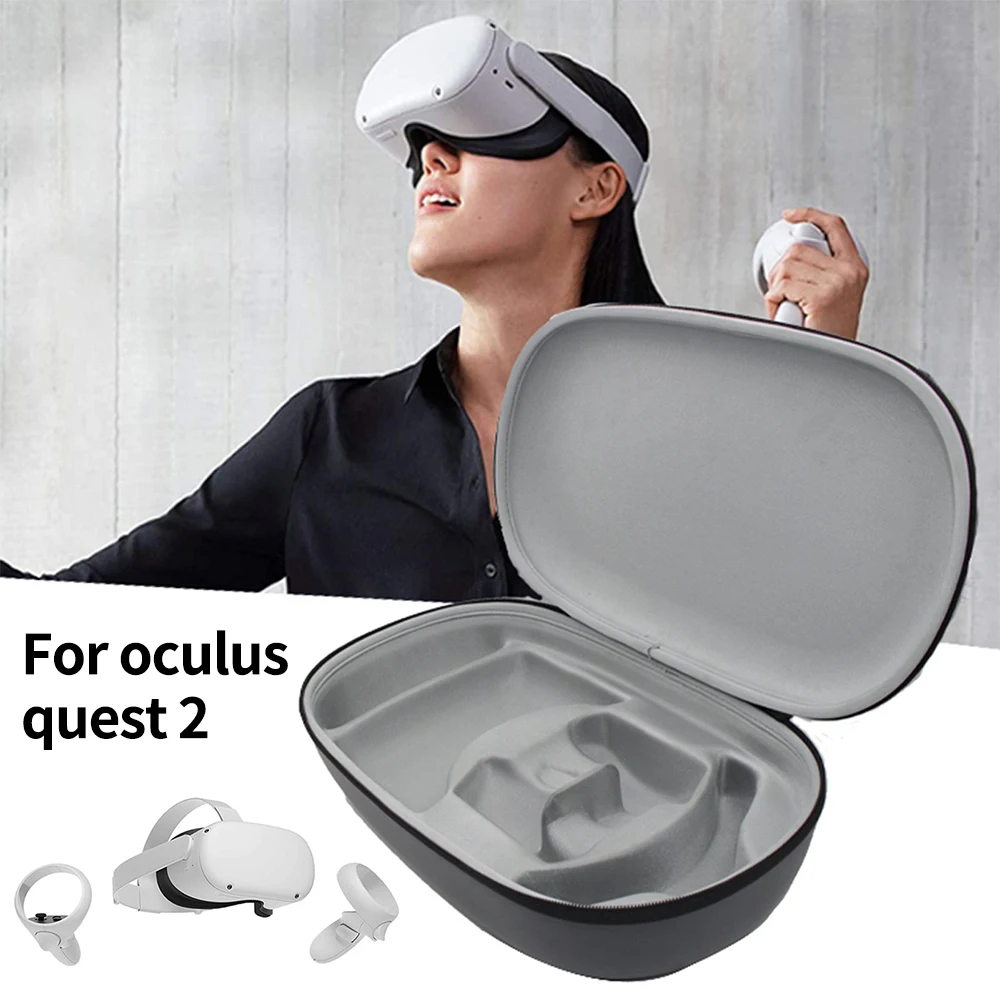

VTIN портативные аксессуары виртуальной реальности для Oculus Quest 2 VR гарнитура для путешествий Чехол для переноски EVA коробка для хранения для ...