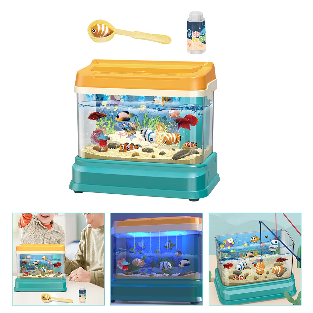 

Aquariumtoys Tankartificial Lamp Toy Fake Game Electric Magnetic Catching Led Mini Light Decoration Simulation Children