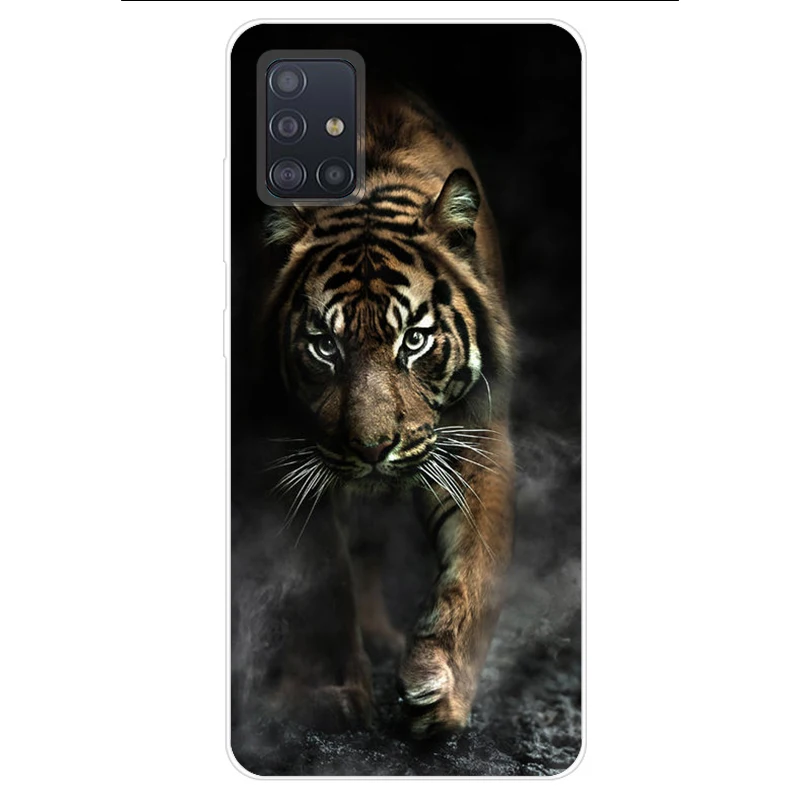 Чехол для Samsung Galaxy A51 чехол A 51 силиконовая задняя крышка телефона защитный бампер