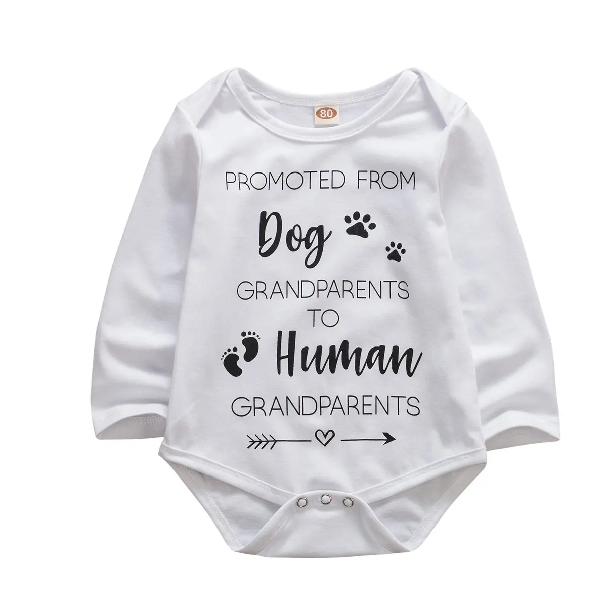 

Infant Baby Girl Long Sleeve Jumpsuit Letter Printed Newborn Baby Girls Boys Romper Cual Bodysuit