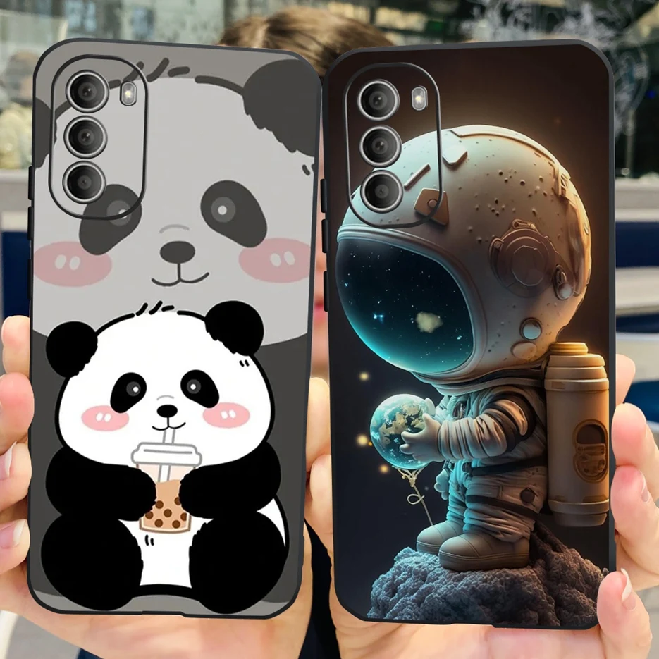 Для Motorola Moto G51 5G Чехол XT2171-2 Модный окрашенный чехол 6 8 дюйма Мягкие силиконовые