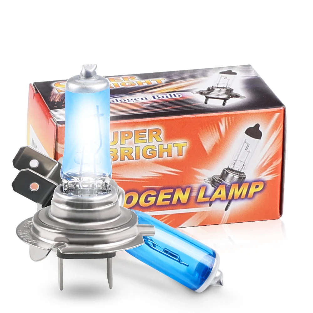 

1PC H7 Xenon Halogen Low Beam Light Bulbs Auto HeadLight Bulb 5500-6000K 12V 55W Super Bright White Fog Parking H7 Car Styling