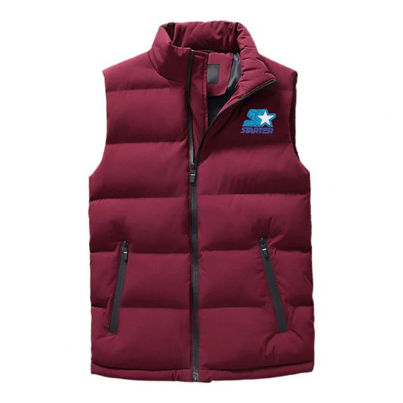 2022 Brand STARTER men's sleeveless jacket autumn and winter fashion men's vest jacket men's stand collar warm vest clothes