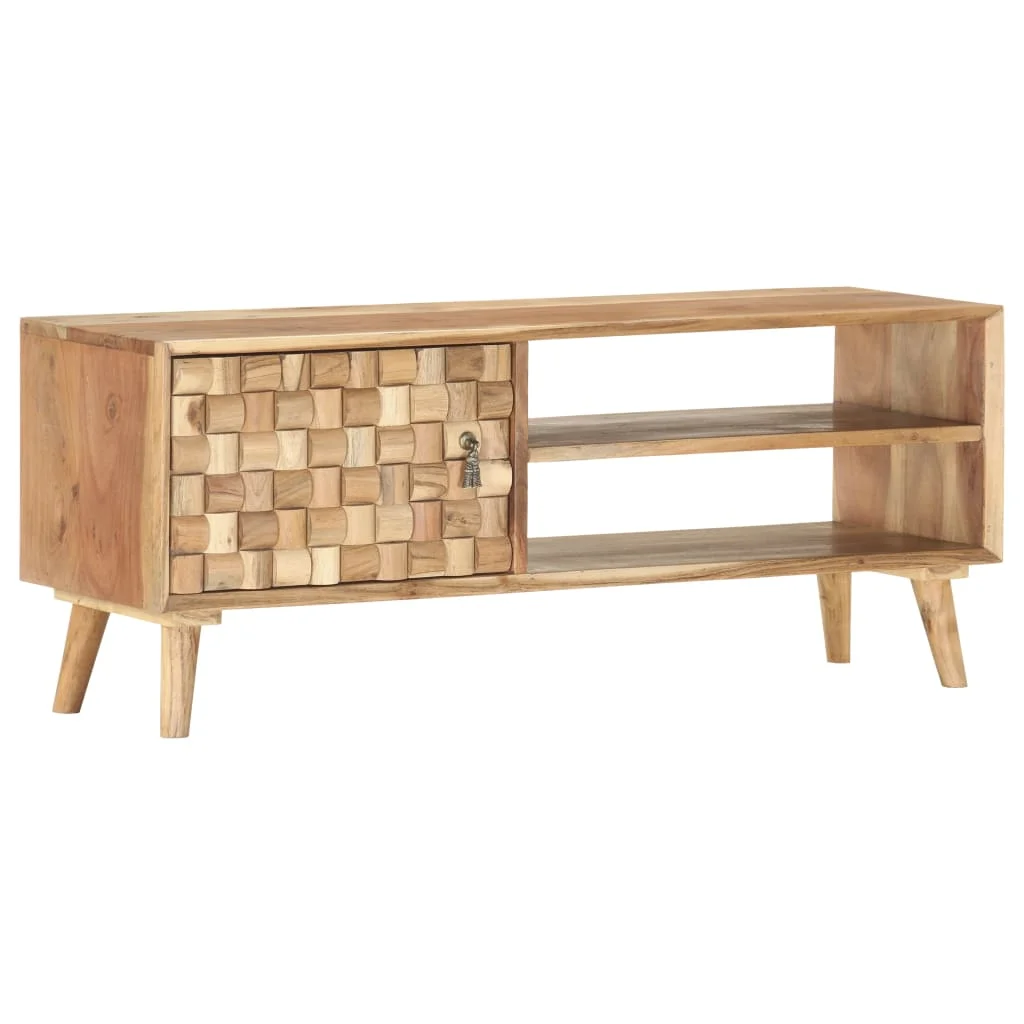 

TV furniture 100x35x40 cm solid acacia wood