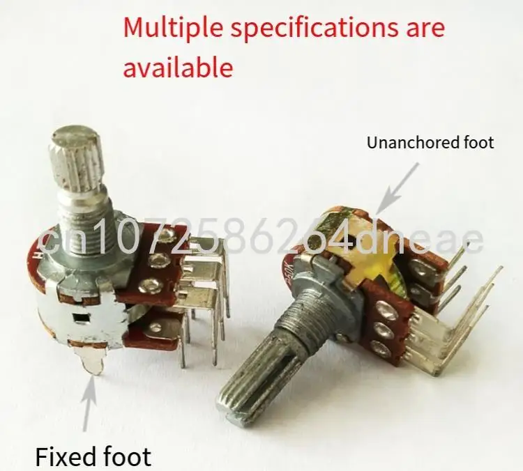 

Vertical Vertical Outward Bending Double Row 6-pin 2 Channel Master Volume Control Adjustable Potentiometer 10K 20K 50K 100K